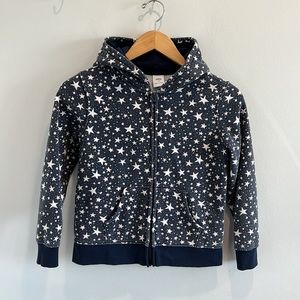Girls Zip-Up Hoodie Sweatshirt Navy Stars Large 10 Amazon Essentials